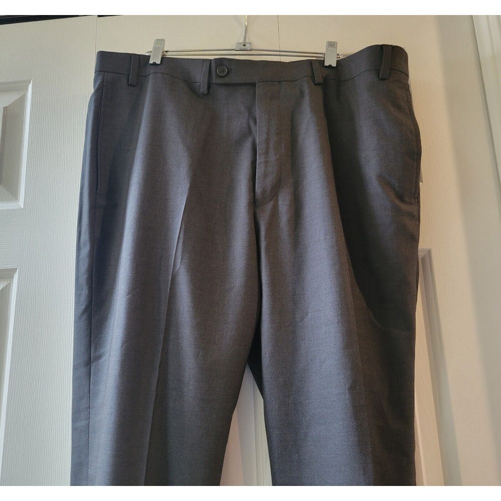 Calvin Klein Slim-Fit Jerome Dress Pants Men's Size 38x32 Black Trousers Stretch